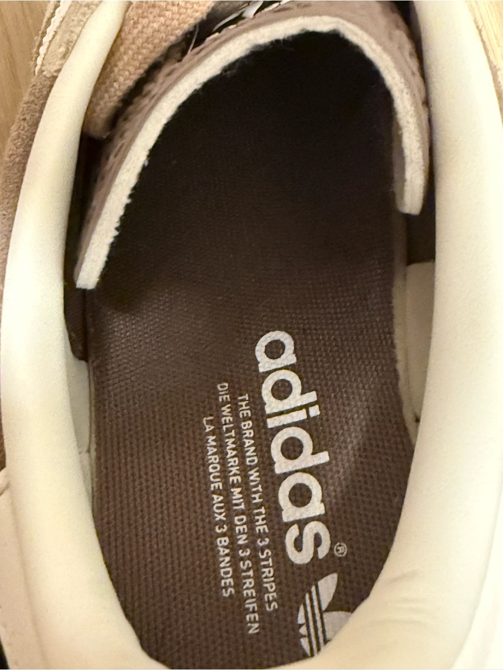Adidas Women’s Beige & Cream Samba - Picture 6 of 9